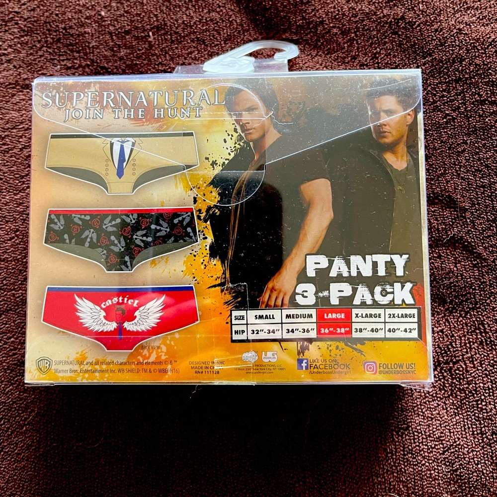 Supernatural panty set NWT